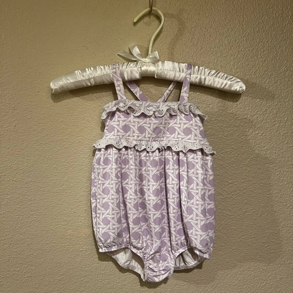 GUC The Beaufort Bonnet Company St. Bart's Bubble Bathing Suit Ocean Club Cane